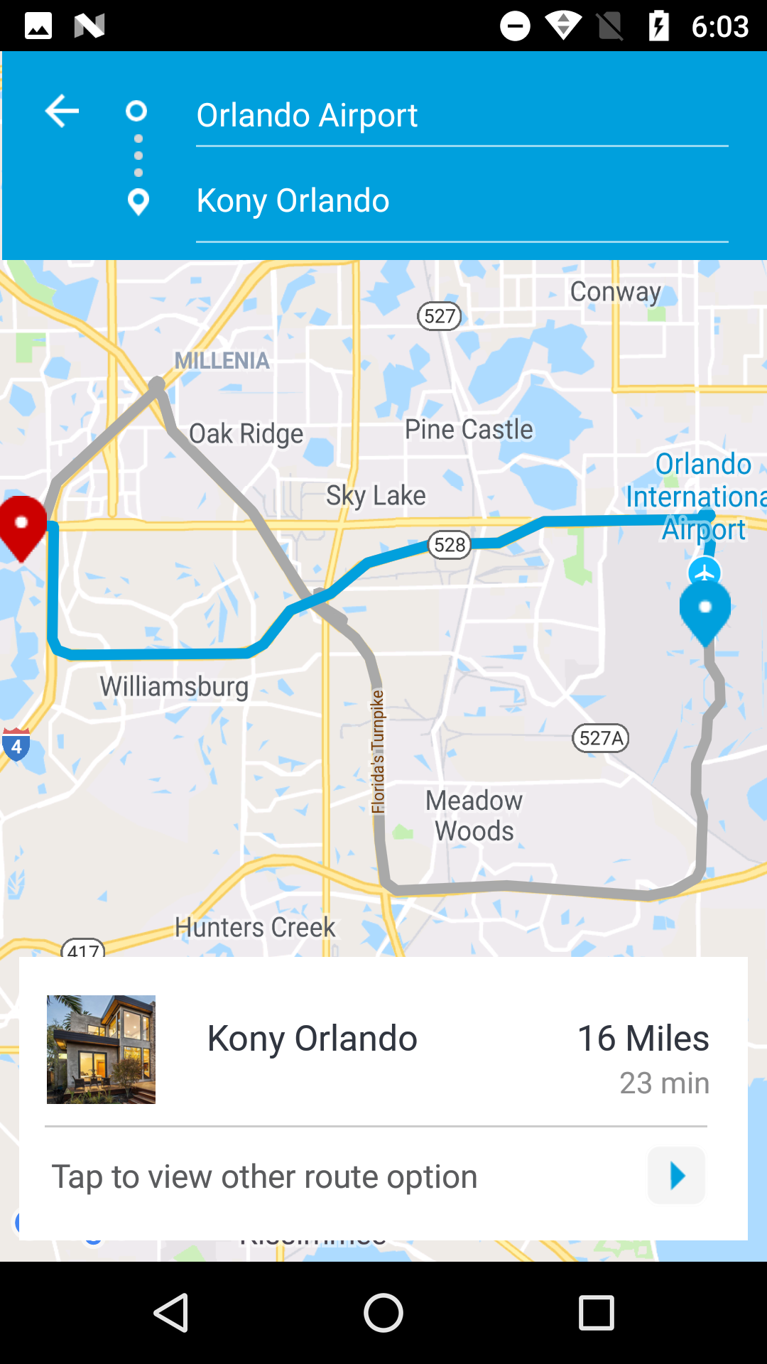 Kony Map Feature App - Screen-Thumbnail