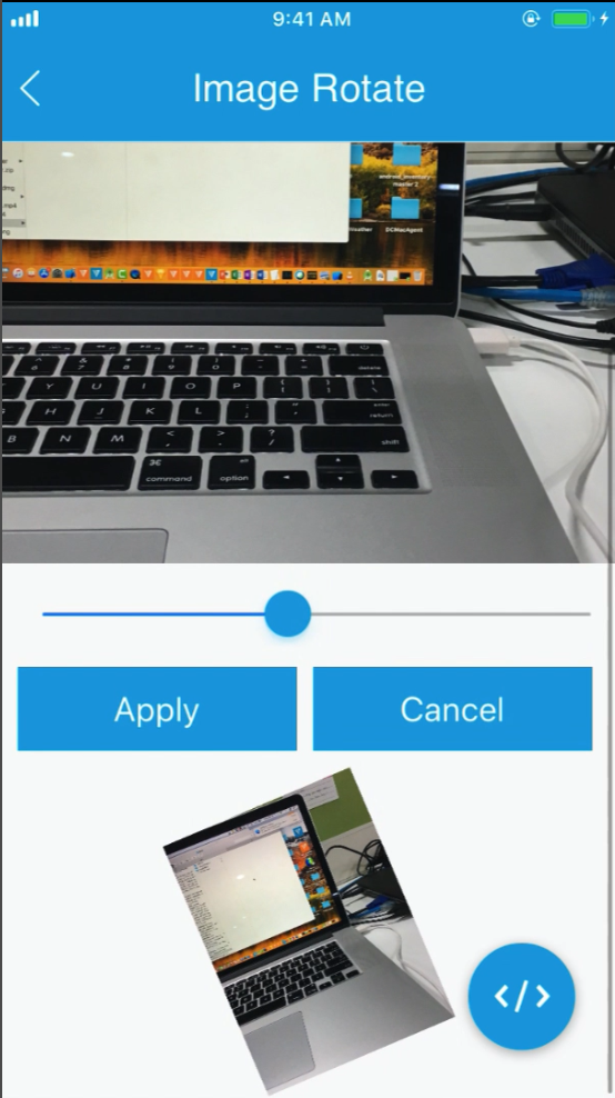 Camera Feature App - Screen-Thumbnail