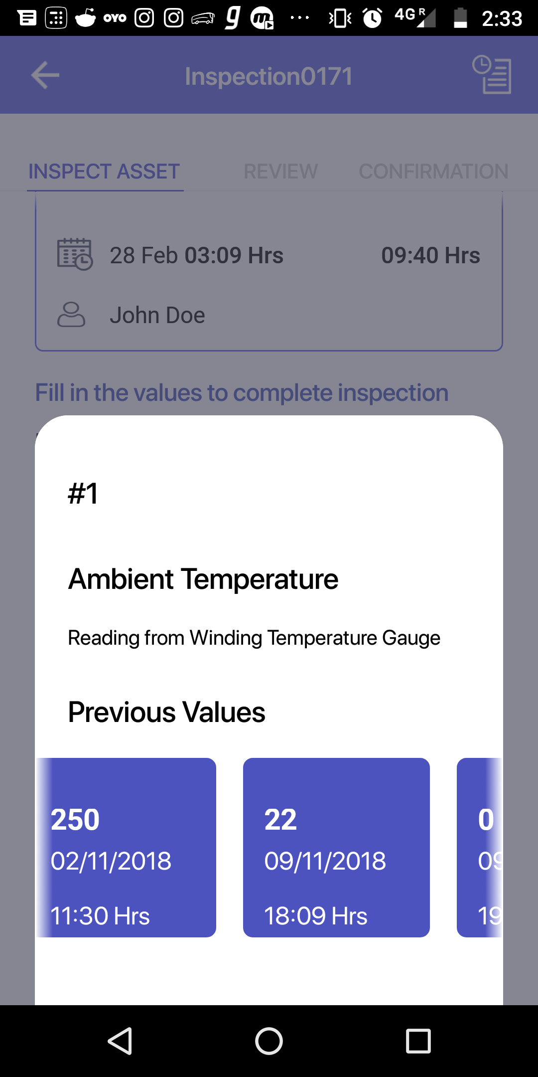 Inspection MicroApp - Screen-Thumbnail