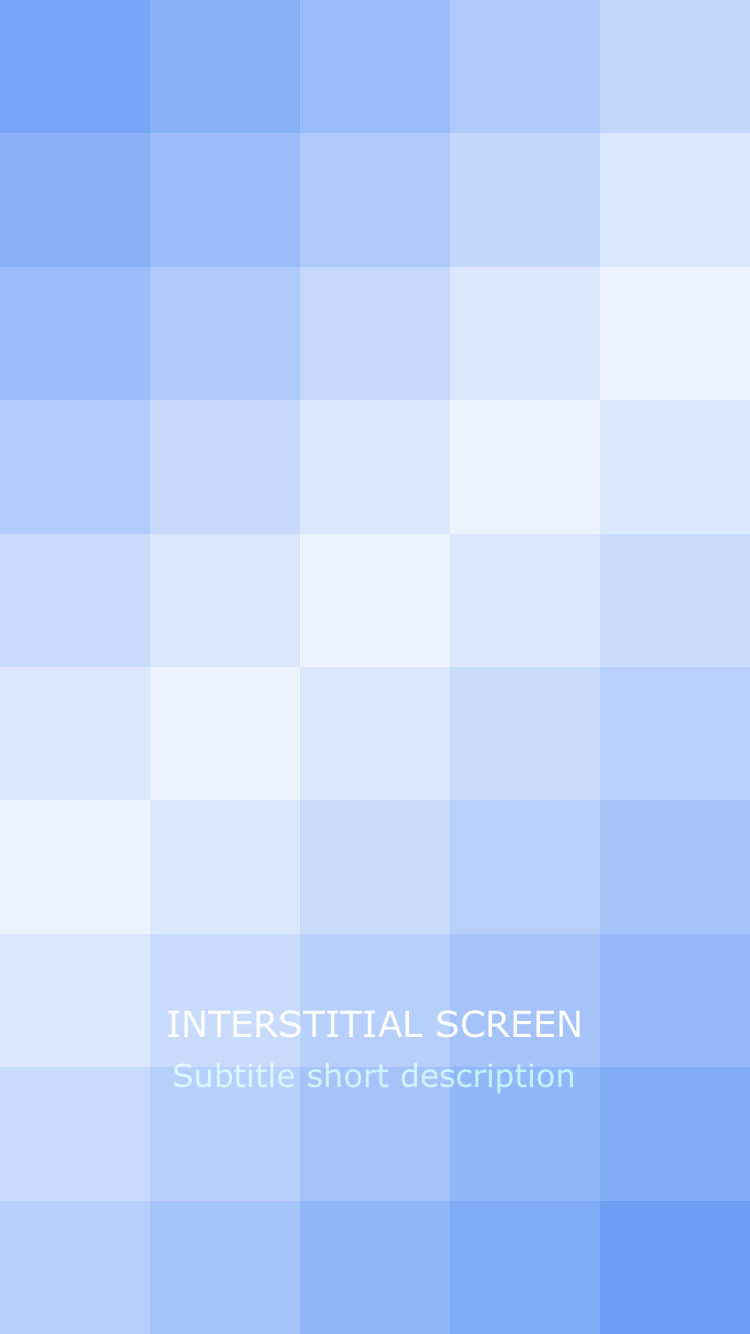 Interstitial Screen (Animated Squares) - Screen-Thumbnail