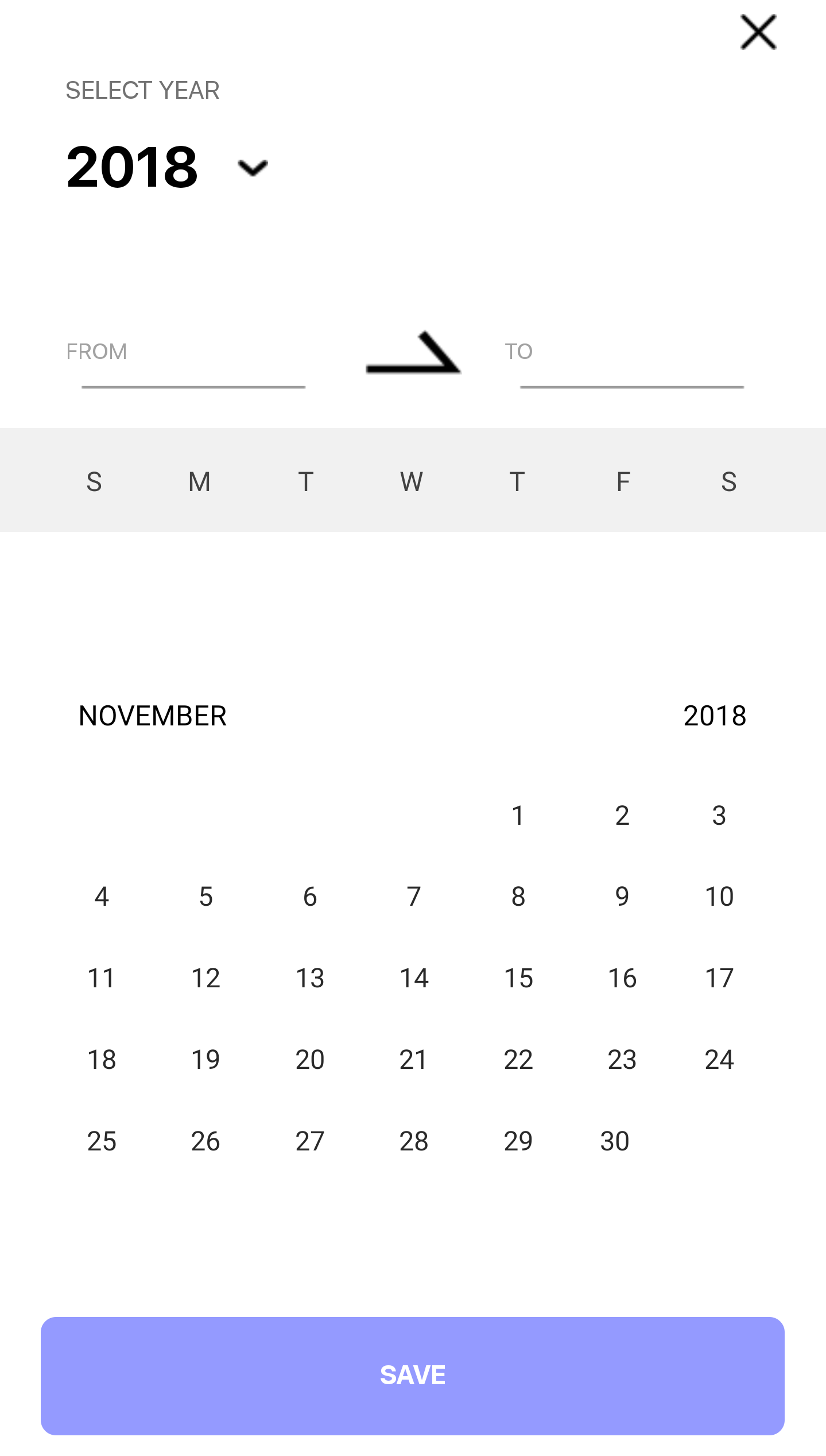 Date Range Picker - Screen-Thumbnail